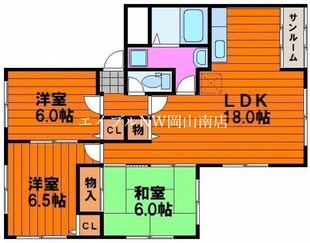 ドルチェ新保の物件間取画像